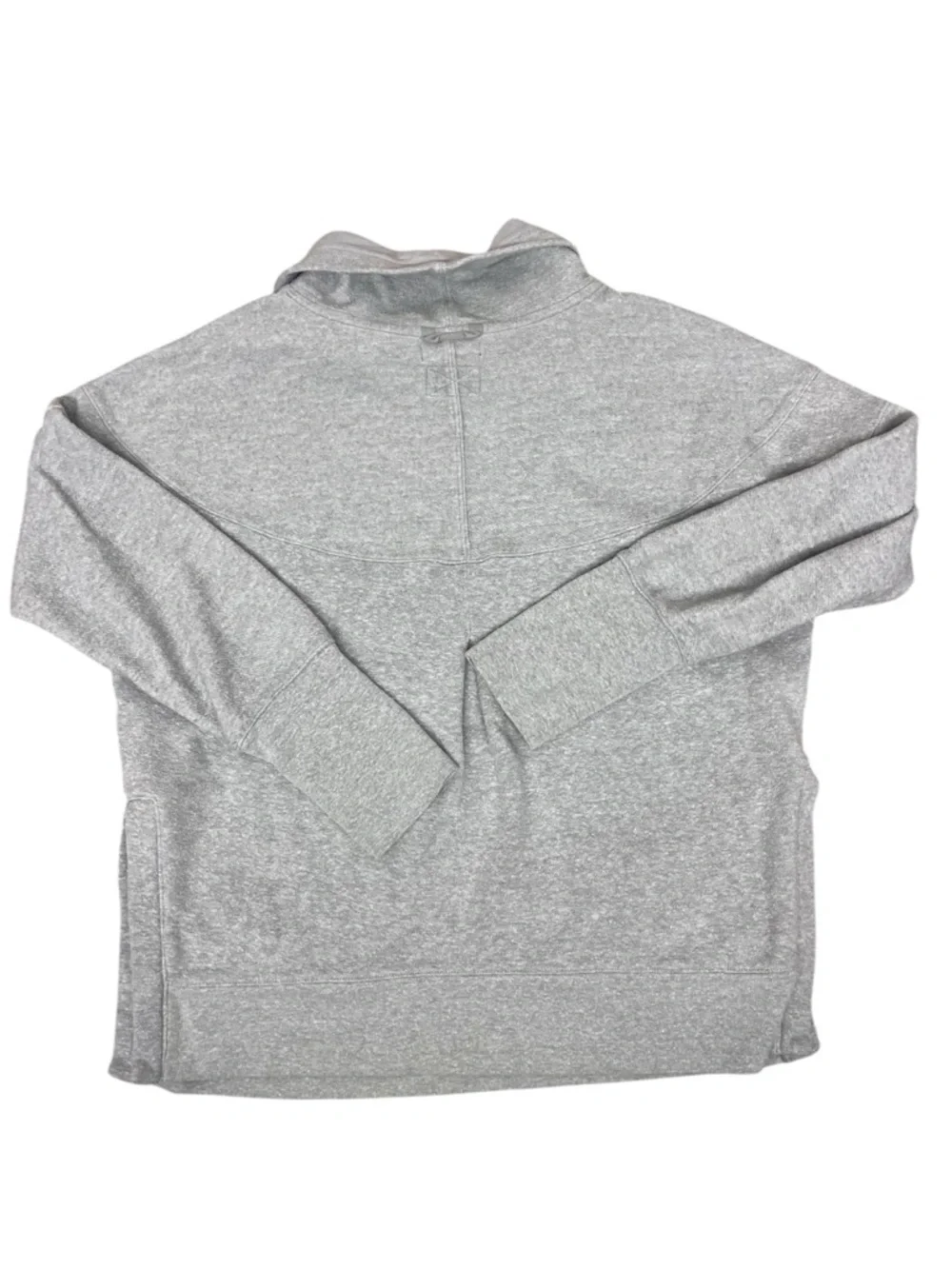 Prana Cowl Neck Top Pullover Sweater Gray Size Small